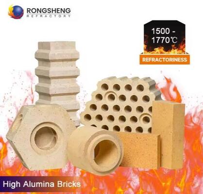 Industrial Kilns Refractory Fire Brick Acid Alkali Resistant High Alumina Brick Irregular Refractory Bricks For Muffle Furnace