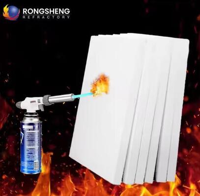 چین Polycrystalline Mullite Fiber Boards 1600C 1800C Mullite سرامیک فیبر بوردهای آتش شکن کوره پوشش عایق صفحه