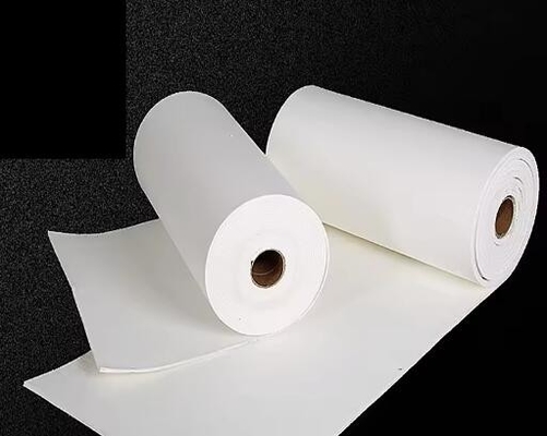0.3-15mm ضخامت آلومینیوم فیبر سیلیکات کاغذ 1260 عایق حرارتی سرامیکی فیبر کاغذ