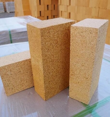 آجر آتش شکن آلومینیوم بالا SK32 SK34 آجر گل آتش Al2o3 آجر آتش برای دیگ / اجاق شیشه ای