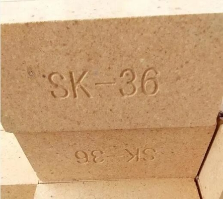 آجر مقاوم به شکل سفارشی 230x114x65mm سایز استاندارد آجر آتش برای کوره سرامیکی با دمای بالا