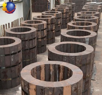 آجر کرومی رابراند مگنیزیا ذوب شده آتش دمای بالا آجر کرومیوم-مگنیزیت سینتر شده برای فرن پالایش