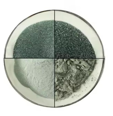 پودر کربید سیلیکون سیاه سبز 98٪ خلوص SiC Grit پودر نازک برای فلزات آتش گیر