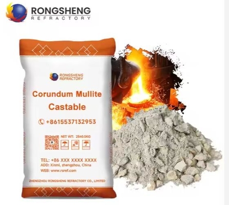 سنگ شکن های مقاوم سیمان با کیفیت بالا 1600C Corundum Mullite مقاوم به لباس برای پوشش کوره با دمای بالا