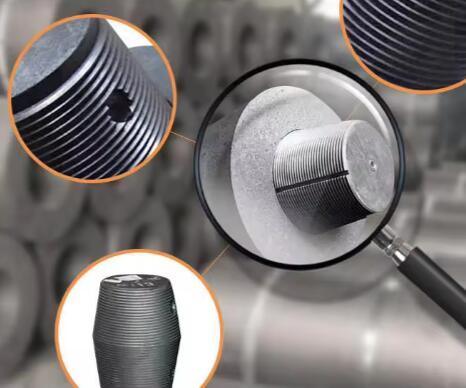 الکترودهای گرافیتی با کیفیت بالا با قطر 100-750 میلی‌متر L1800-2700mm UHP HP RP کربن گرافیتی برای کوره Eaf Lf