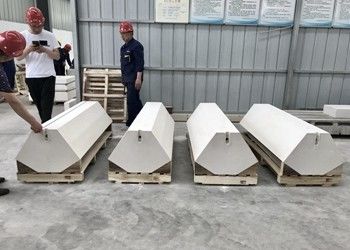 آجر کورندوم سفید با کیفیت بالا، آجر Corundum Mullite برای خط کشی داخلی
