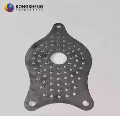 Rongsheng Nitride Refractory Bonded Silicon Carbide Kiln Furniture SiC Slabs سرامیک صفحه کامپوزیت سیلیکون سیلیکون کاربید