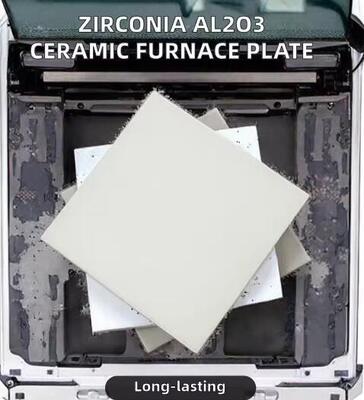 صفحه سرامیکی زرکونیا Al2O3 برای کوره های با دمای بالا کاربردهای سرامیکی صنعتی برش سفارشی پردازش خم