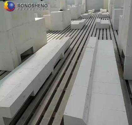 High Zirconia Corrosion Resistant Block Zirconium Corundum Fused Cast AZS Refractory Bricks For Glass Furnace Tank