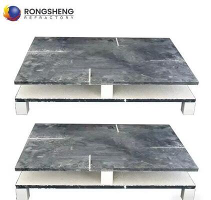 صفحه های کربید سیلیکون سفارشی مربع گرد SIC,SSSIC,RBSIC Slab Nitride Bonded Silicon Carbide Kiln Shelf برای اجاق سرامیکی