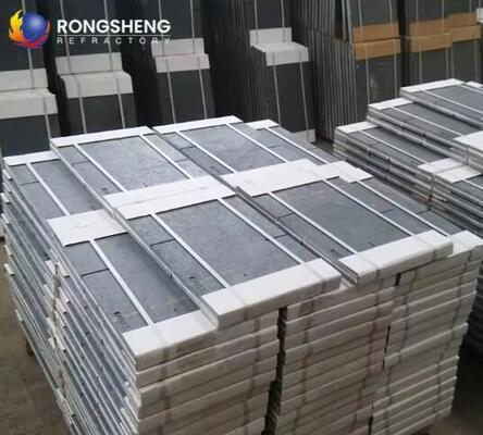 صفحه های کربید سیلیکون سفارشی مربع گرد SIC,SSSIC,RBSIC Slab Nitride Bonded Silicon Carbide Kiln Shelf برای اجاق سرامیکی
