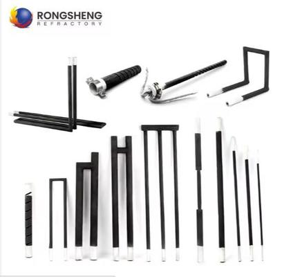 عنصر گرمایشی سیلیکون کاربید با دمای بالا، U، W، H، مارپیچ، مستقیم، میله های گرم کننده Sic برای کوره های تف جوشی