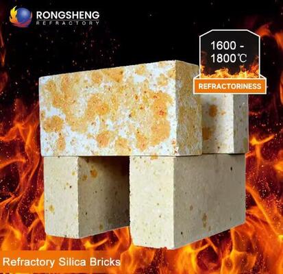Competitive Prices Fused Semi Silica Fire Brick 96% Sio2 Aluminum Silicate Brick Refractory For Metallurgy Furnace