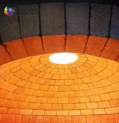 مواد شیمیایی مواد شیمیایی غیر ارگانیک محصولات غیر فلزی آتش شکن درجه حرارت بالا دایره قوس آتش گل آجر خمیده آجر آتش شکن برای کوره و کوره پیتزا