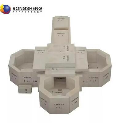 تراکم بالا AZS 33 AZS 36 AZS 41 بلوک های فیوز شده ریفراکتوری AZS Zirconia Corundum Brick برای کوره ذوب شیشه